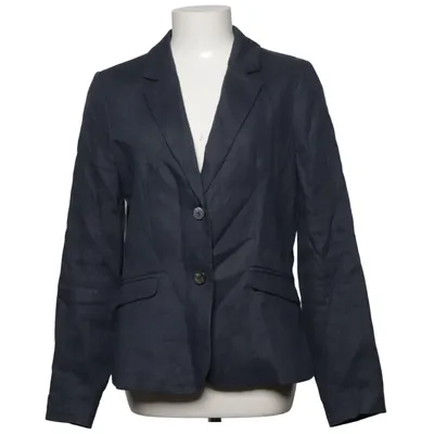 Blazer (Blauw) van Douglas of Sweden Cupro, Linnen