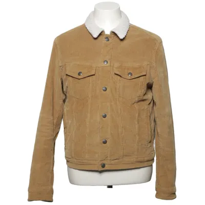 Jakke (Brun, Hvid) fra Jack & Jones Jeans Intelligence Bomuld, Elastan, Polyester