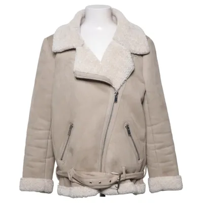 Veste en peau de mouton retournée (Beige) de Zara Woman Outerwear
