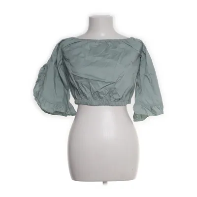 Crop top (Turkos) från Andrea Hedenstedt x NA-KD Bomull, Elastan