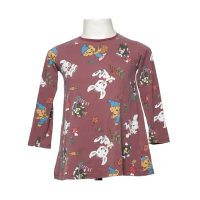 Klänning (Lila, Flerfärgad) från Bamse by Lindex Bomull, Elastan