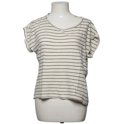 T-shirt (White, Black) from Sora Cotton, Linen