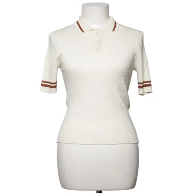 Polotrøje (Hvid, Brun) fra Monki Polyamid, Viscose