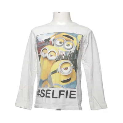 T-shirt à manches longues (Blanc) de Minions Coton
