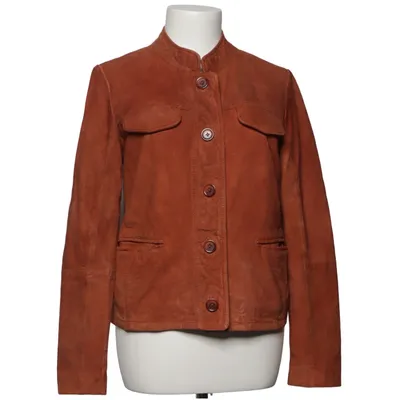 Lederjacke (Braun) von Rick Cardona Polyester, Wildleder