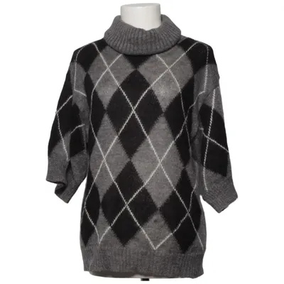Slipover (Grå, Svart) från Benetton Akryl, Mohair, Polyamid