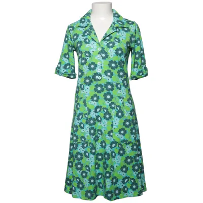Kleid (Blau, Grün, Mehrfarbig) von Cissi och Selma Elasthan, Bio-Baumwolle