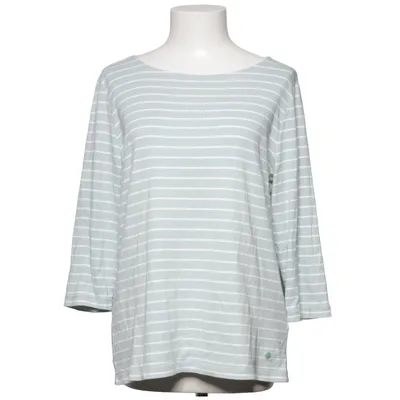 Lange mouwen shirt (Groen, Wit) van Tom Tailor Katoen, Elastaan