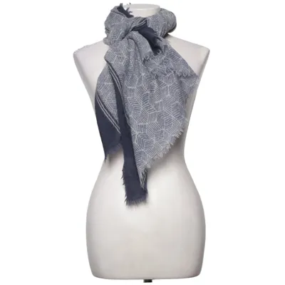 Scarf (Blue, Gray) from Beck Söndergaard Cashmere, Wool