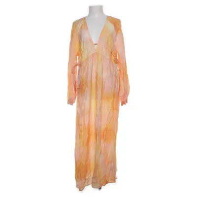 Maxikleid (Gelb, Orange, Pink) von H&M Polyamid, Viskose