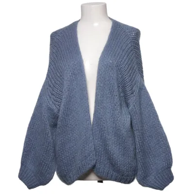 Cardigan (Blue) from Mika Elles Acrylic, Mohair, Polyamide, Wool