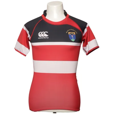 Maillot de football (Rouge, Blanc, Noir) de Canterbury Élasthane, Polyester