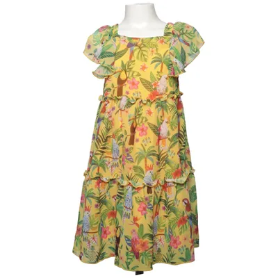 Jurk (Geel, Meerkleurig) van Emma Jayne x H&M Polyester