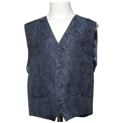 Suit vest (Black, Blue) from C&A Acetate, Polyester, Viscose
