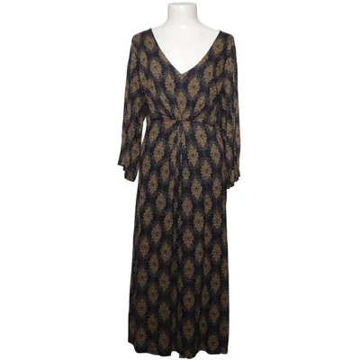 Maxi jurk (Blauw, Geel) van Indiska Viscose