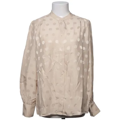 Bluse (Beige) fra Swildens Silke
