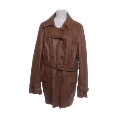 Veste en cuir (Marron) de Classic Woman Cuir, Polyester