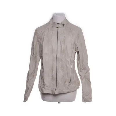 Jacket (Beige) from Up 2 Fashion Faux leather