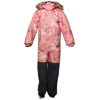 Outdoor overalls  (Pink, Sort, Flerfarvet) fra Reima Polyamid, Polyester, Polyurethan