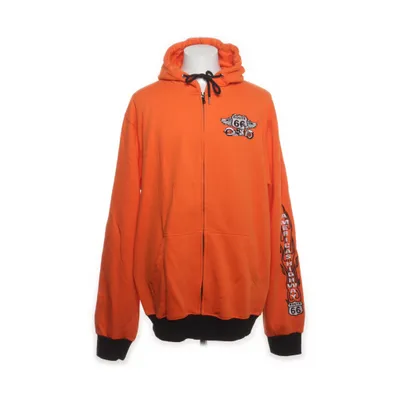 Huvtröja (Orange, Grå) från Rock Denim Bomull, Polyester