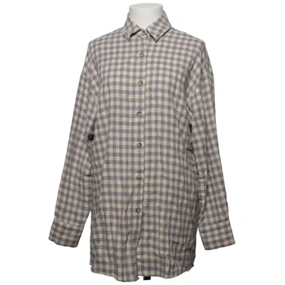 Shirt (Blue, White) from PrettyLittleThing Cotton, Polyester