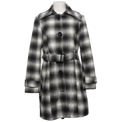 Jas (Zwart, Wit) van Miss H. Acryl, Polyester, Wol