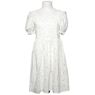 Dress (White, Blue) from Monki Cotton