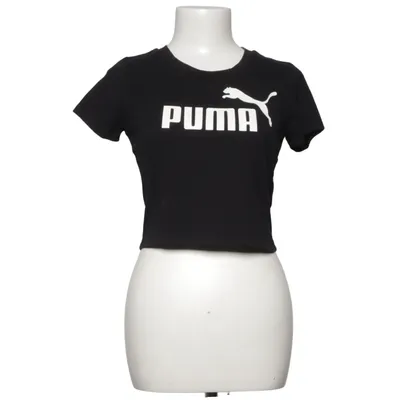 T-shirt (Svart) från Puma Bomull, Elastan