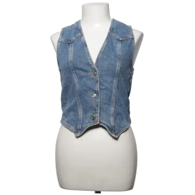 Denim vest (Blue) from Mango Recycled cotton