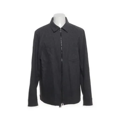 Överskjorta (Grå) från Oscar Jacobson Polyester, Ull