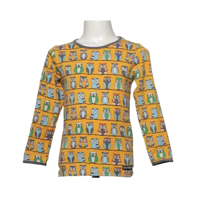 Langarmshirt (Gelb, Mehrfarbig) von Villervalla Elasthan, Bio-Baumwolle