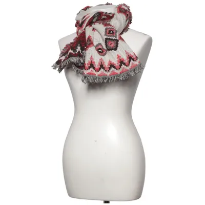 Écharpe (Beige, Rouge, Noir) de Passigatti Coton, Laine
