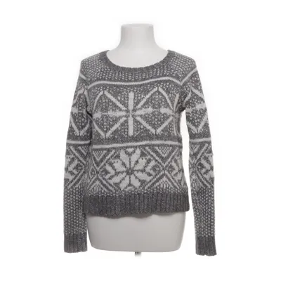 Jultröja (Grå, Vit) från American Eagle Outfitters Akryl, Metallfiber, Polyester, Ull