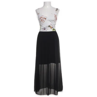 Aftonklänning (Vit, Svart, Flerfärgad) från New Style Elastan, Polyester, Viskos