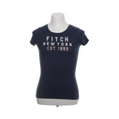 T-shirt (Blå) fra Abercrombie & Fitch Bomuld, Polyester