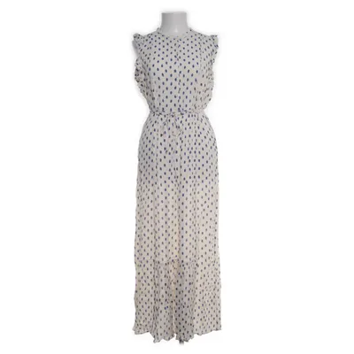Maxikjole (Hvid, Blå) fra Noa Noa Polyester, Viscose