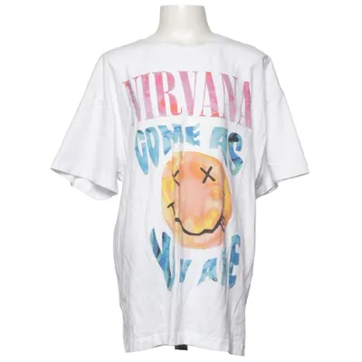 T-shirt (Blanc, Multicolore) de Nirvana Coton
