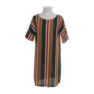 Kjole (Grøn, Hvid, Rød) fra William de Faye Polyester, Silke