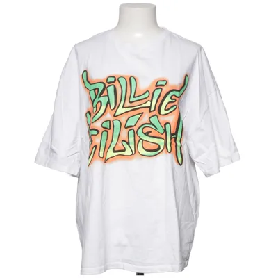 T-shirt (Vit, Flerfärgad) från Bershka x Billie Eilish Bomull