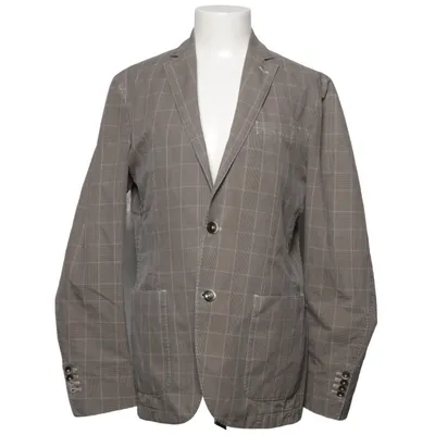 Blazer (Grijs) van Aquascutum Katoen, Zijde