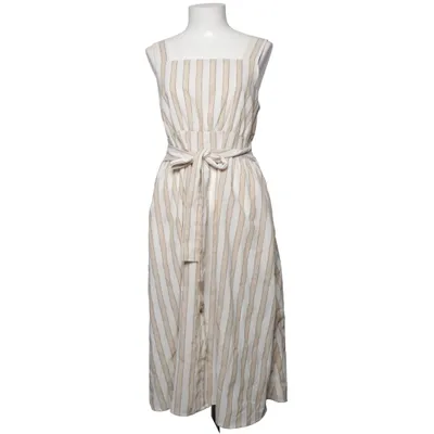 Robe (Beige, Blanc) de Blue Vanilla Coton, Polyester