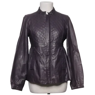 Veste en cuir (Gris) de Magnolia Daim