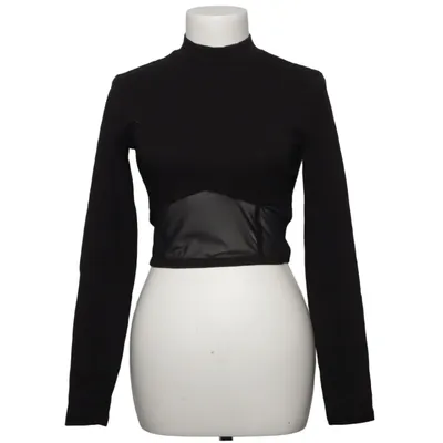 Crop top (Sort) fra NA-KD Bomuld, Elastan, Polyester