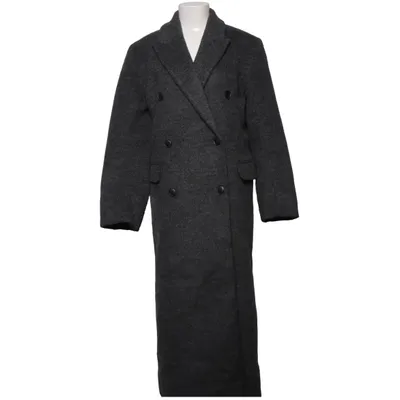 Coat (Gray) from Weekday Polyester, Wool