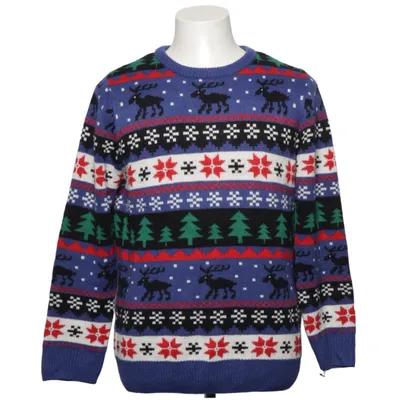 Christmas sweater (Blue, Multicolored) from Pull & Bear
