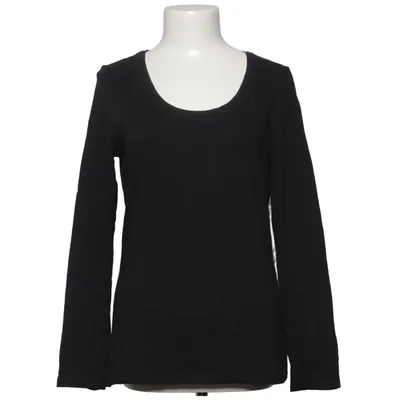 Langærmet t-shirt (Sort) fra Okey Bomuld, Elastan