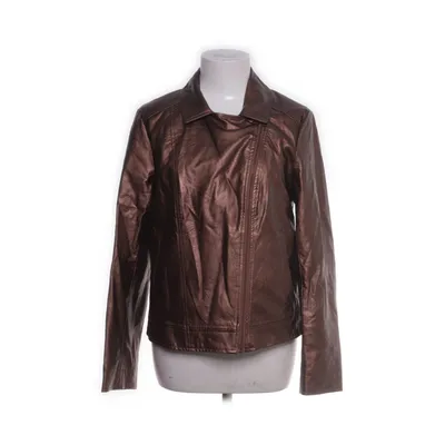 Veste de motard (Marron) de Miss Polyester, Polyuréthane