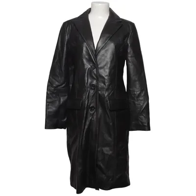 Leather coat (Black) from Tomahawk Leather