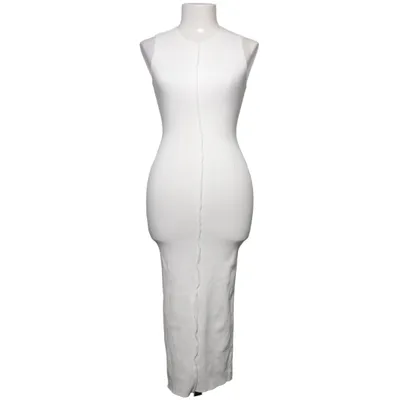 Långklänning (Vit) från Naked Wardrobe Elastan, Viskos
