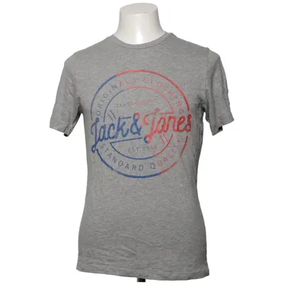 T-shirt (Gris) de Jack & Jones Coton, Viscose